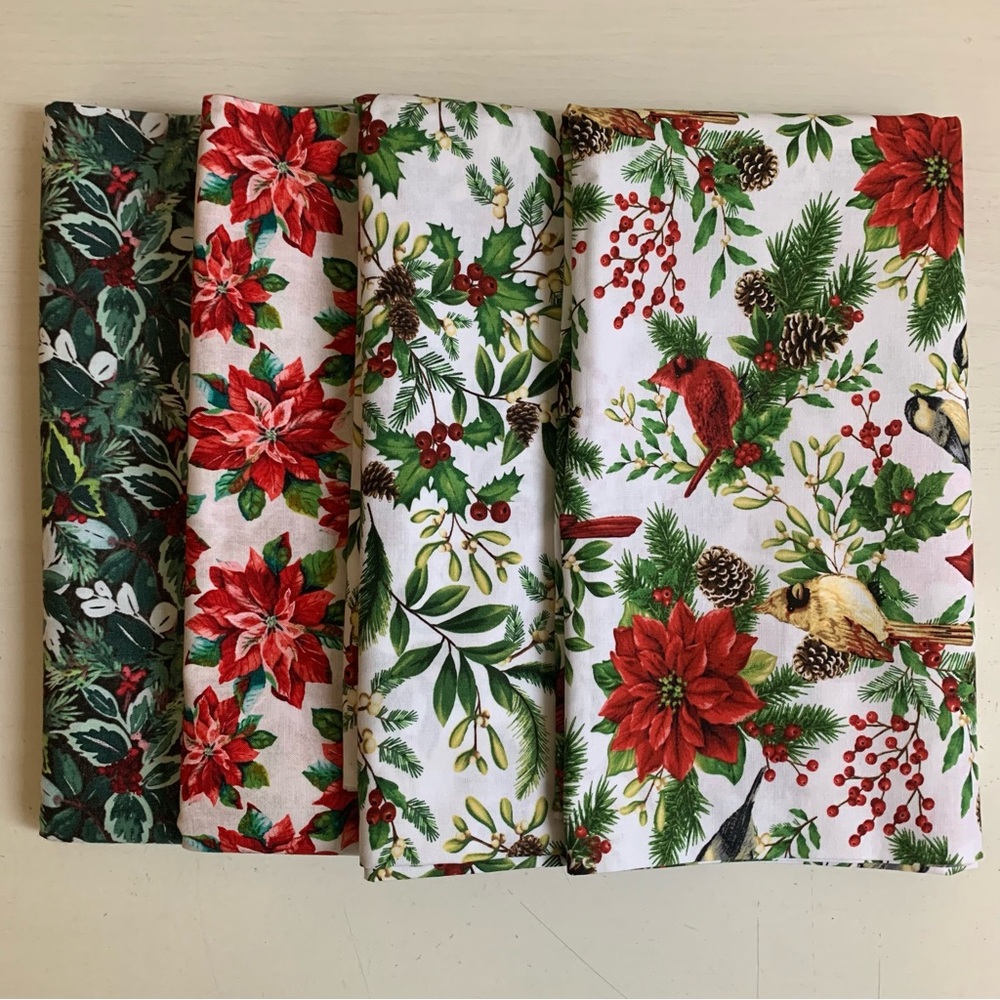 Christmas Fabric 4pc Bundle